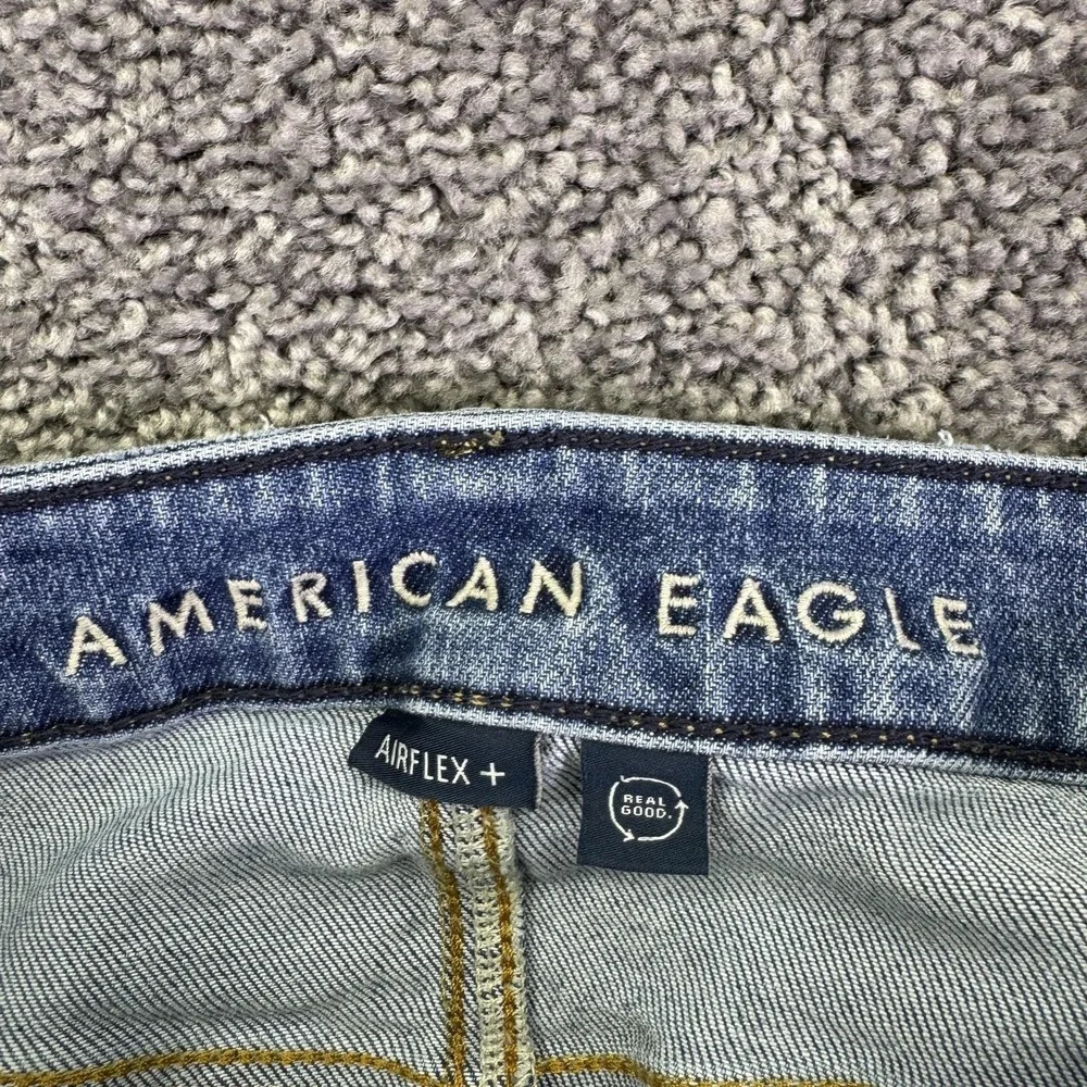 American Eagle Jeans Mens 28x32 Blue Airflex+ Athletic Skinny Denim Medium Wash